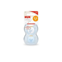 Chupete Nuk Talla 1 Latex Blue 2 Uds.